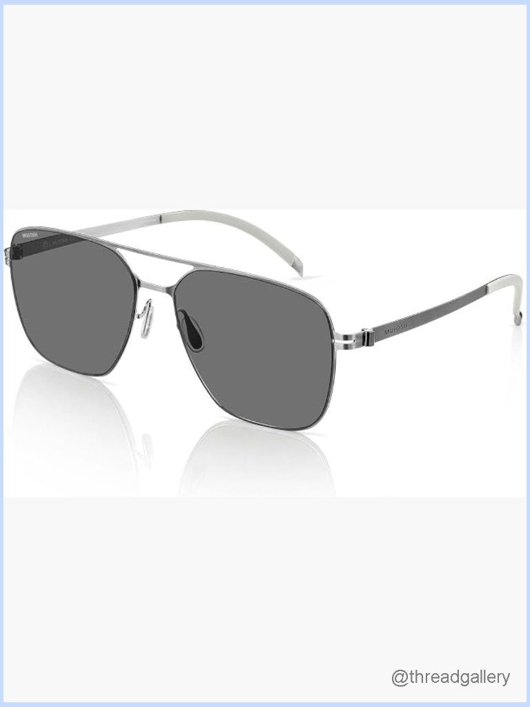 Screwless Aviator Sunglasses Metal Frame Polarized Uv Protection